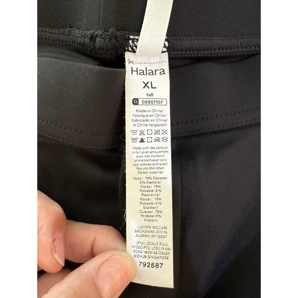 Halara Women's Black Flex High Waisted Pocket trouser Pants Size XL - Picture 9 of 10